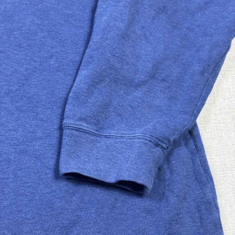 Polo Ralph Lauren Sweater Mens 3XLT Blue‎ 1/4 Zip Flesh Pony Heavyweight